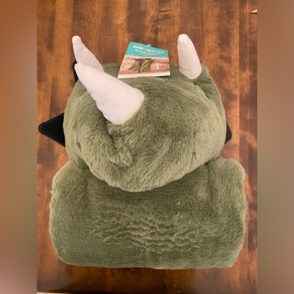 Green Dinosaur Kids Blanket NWT - Picture 3 of 5